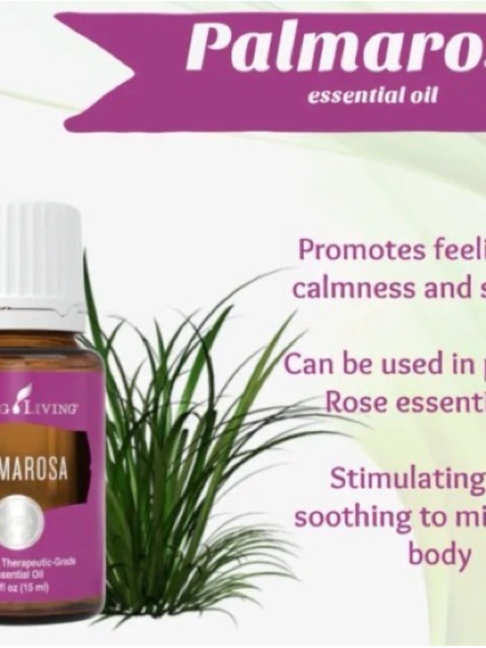 Young Living Palmarosa Essential Oil - Brand New Unopened 15 ml - Picture 5 of 7